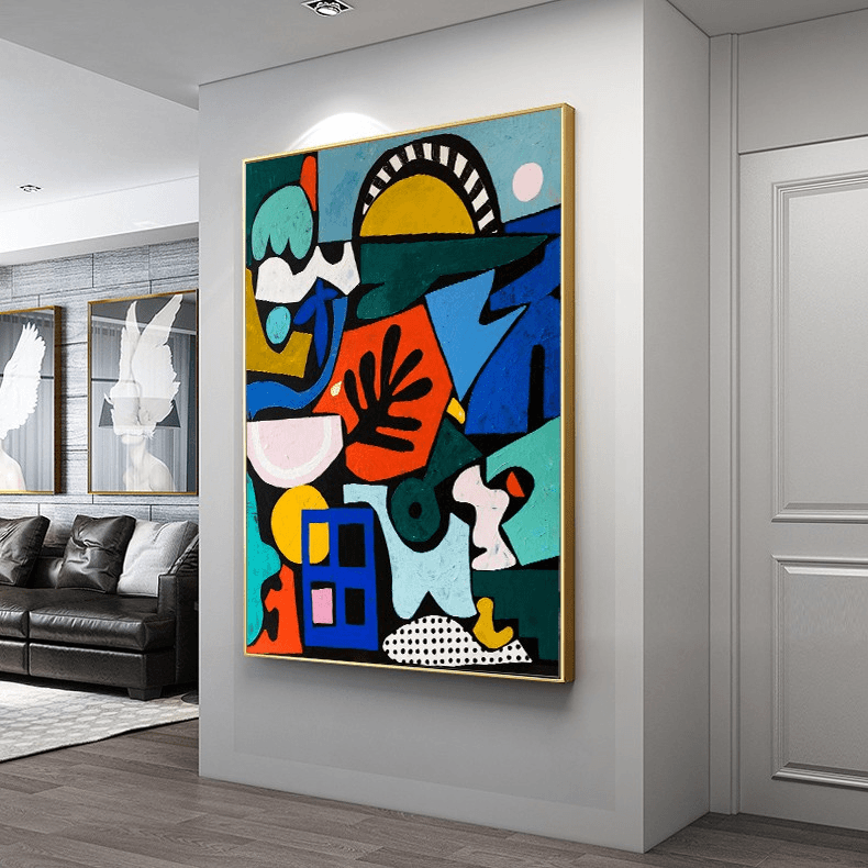 COLOFUL PAINTING WALL ART #CA051