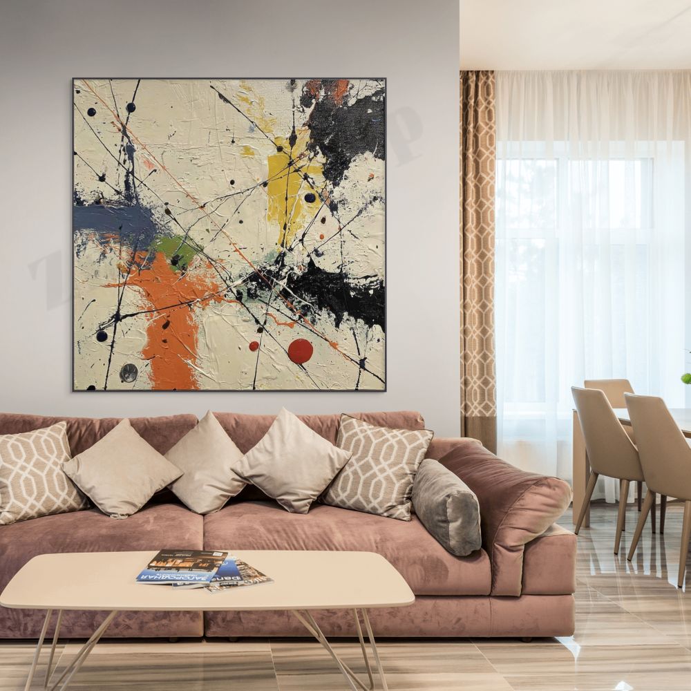 Abstract Expressionist Art #AE102