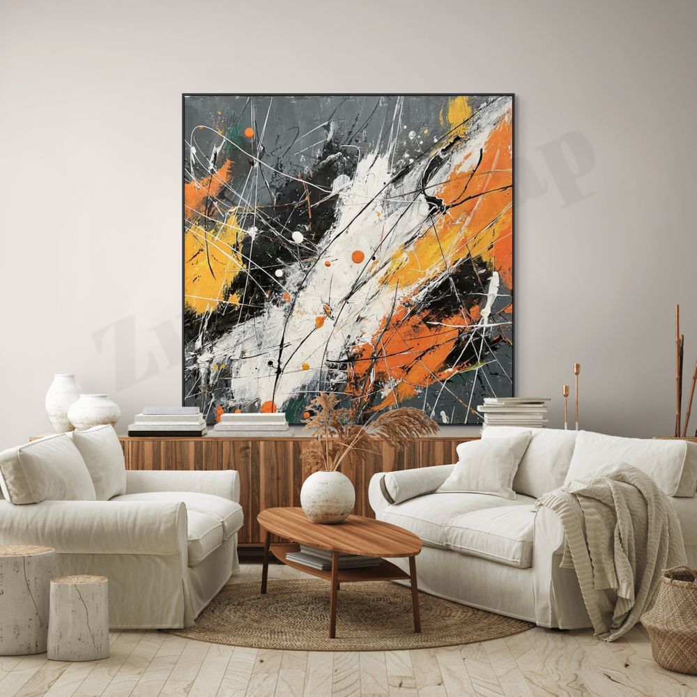 Abstract Expressionist Art #AE104