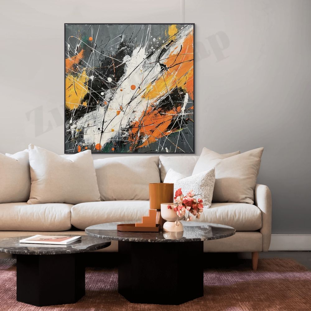 Abstract Expressionist Art #AE104