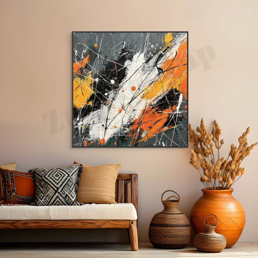 Abstract Expressionist Art #AE104