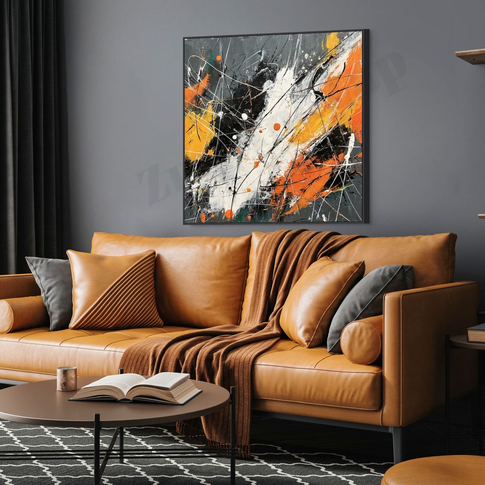 Abstract Expressionist Art #AE104