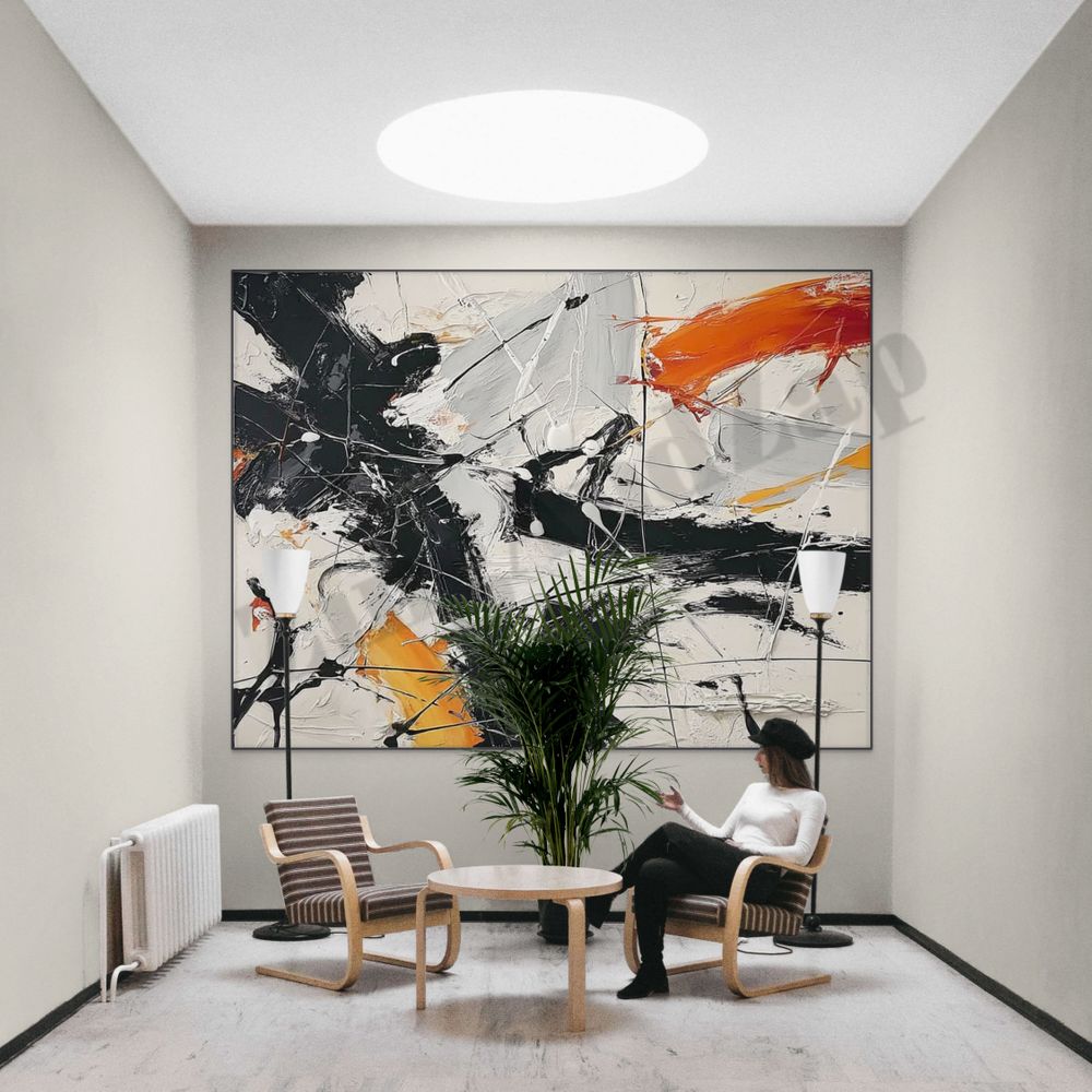 Abstract Expressionist Art #AE107