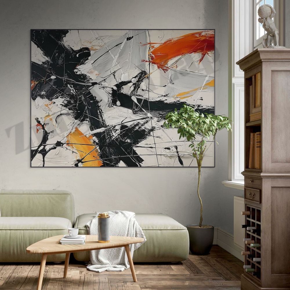 Abstract Expressionist Art #AE107