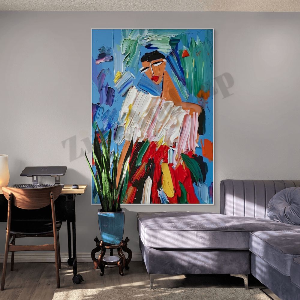 COLOFUL PAINTING WALL ART #CA098
