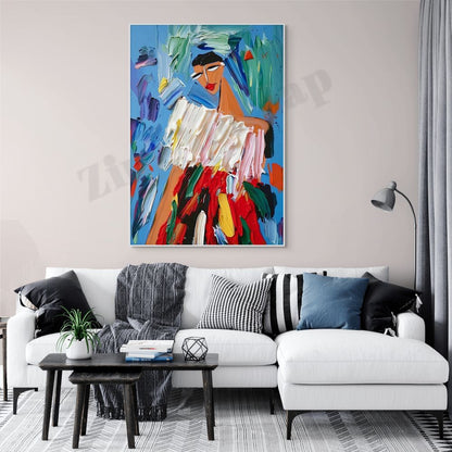 COLOFUL PAINTING WALL ART #CA098