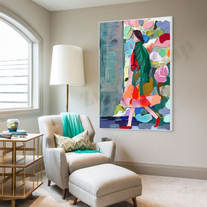 COLOFUL PAINTING WALL ART #CA099